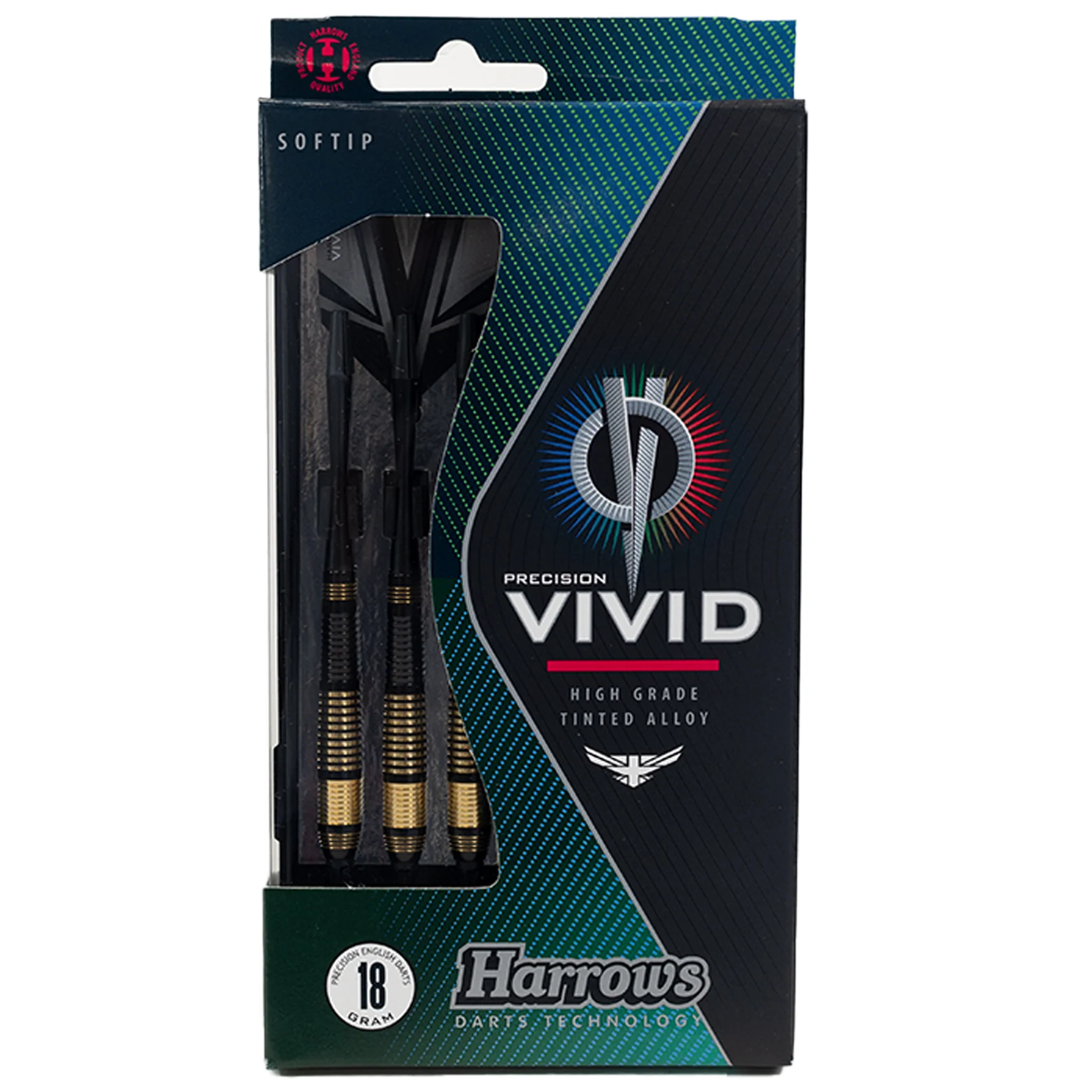 Vivid Brass - Black Soft Tip Darts