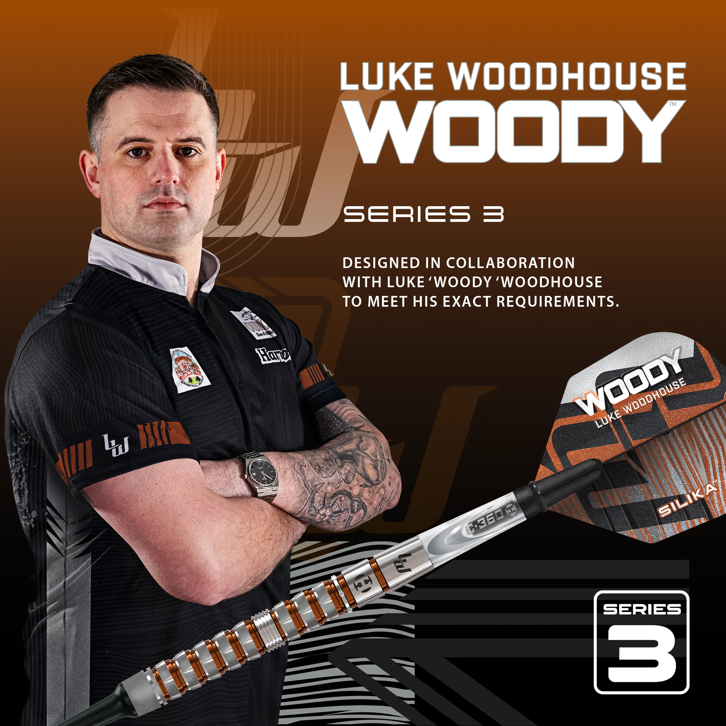 Luke Woodhouse 90% Series 3 Soft Tip Darts