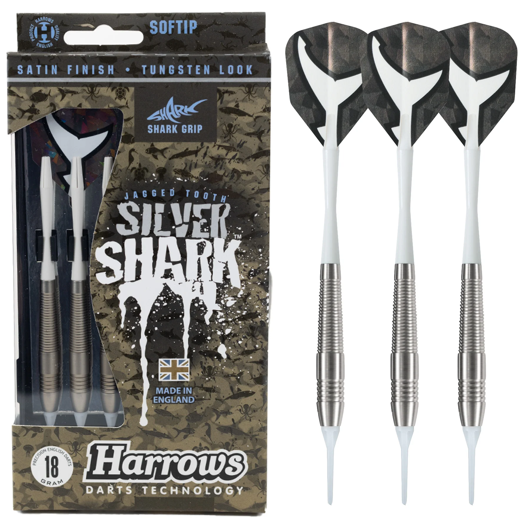 Silver Shark Soft Tip Darts