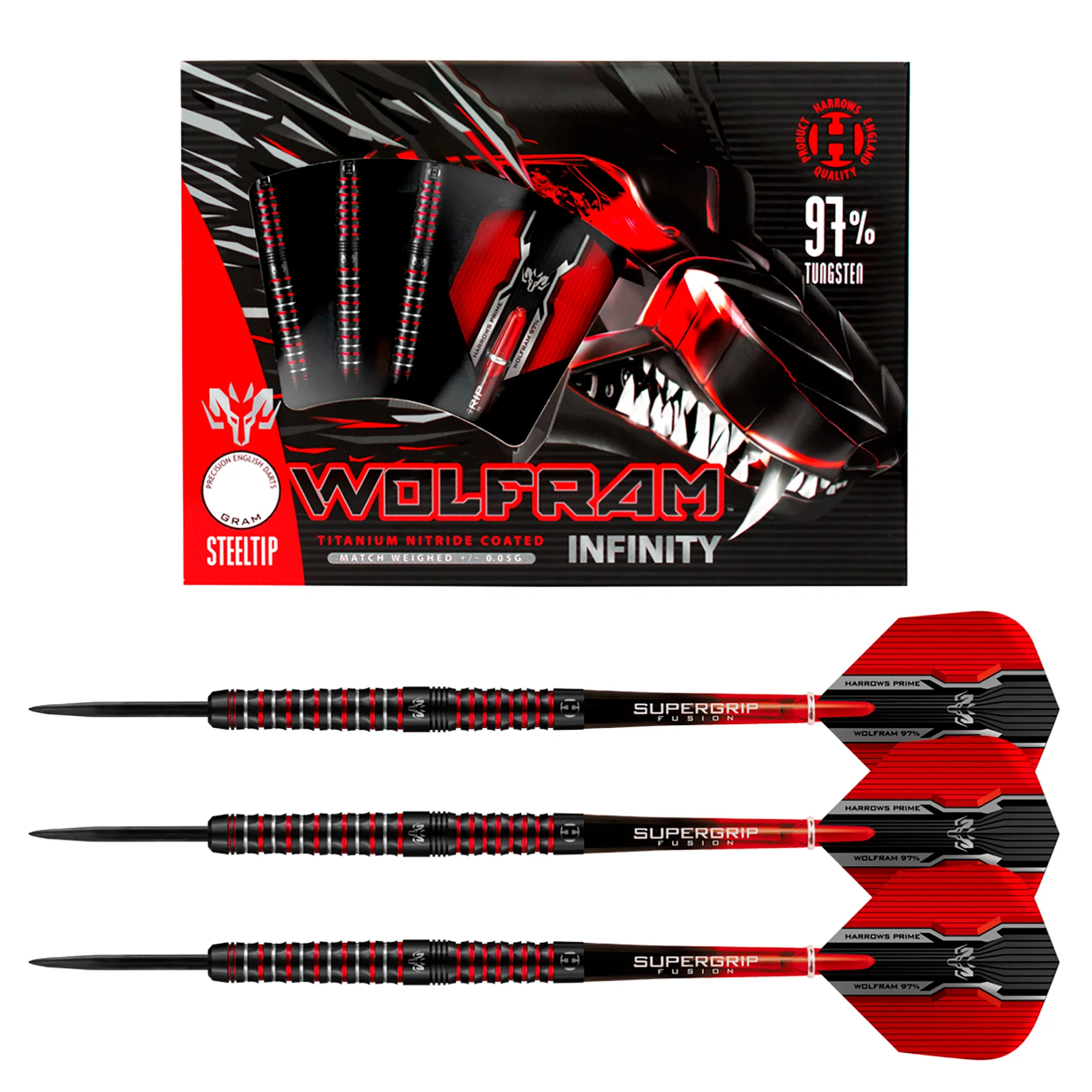 Wolfram Infinity 97% Steel Tip Darts