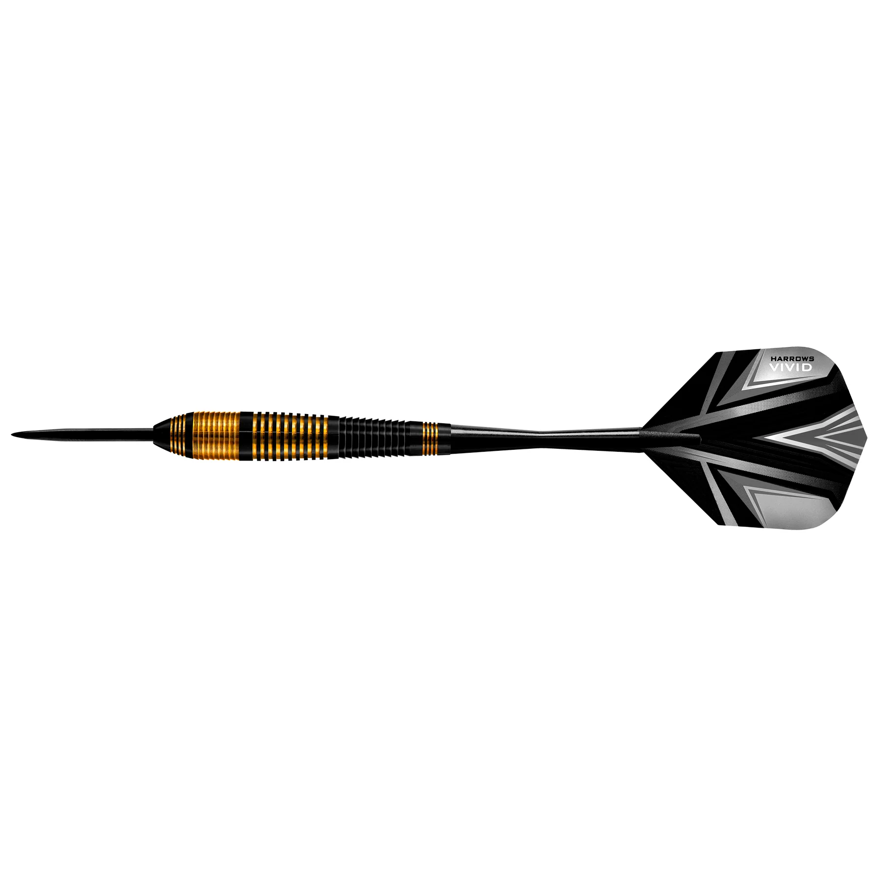 Vivid Brass - Black Steel Tip Darts