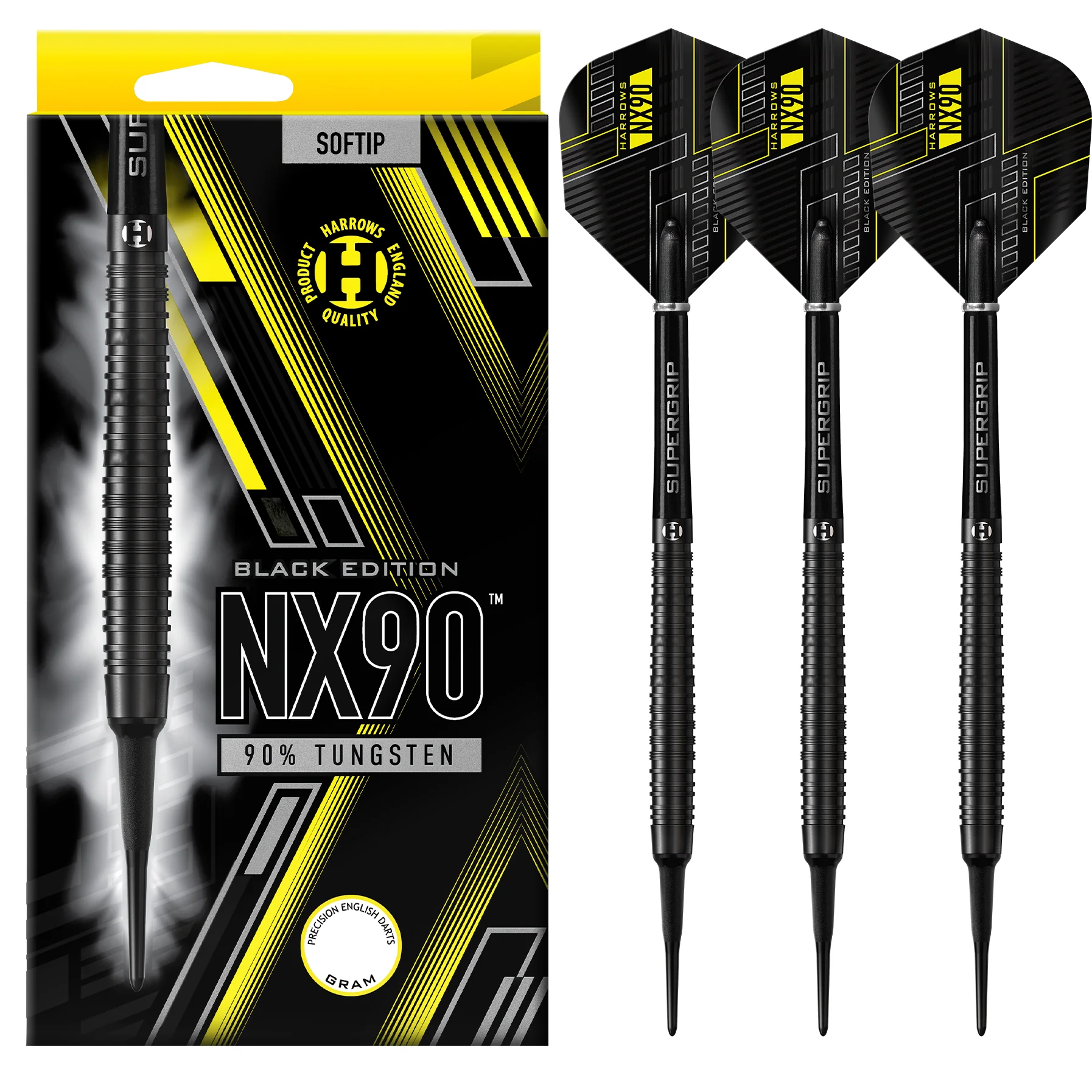 NX90 90% Black Edition Soft Tip Darts