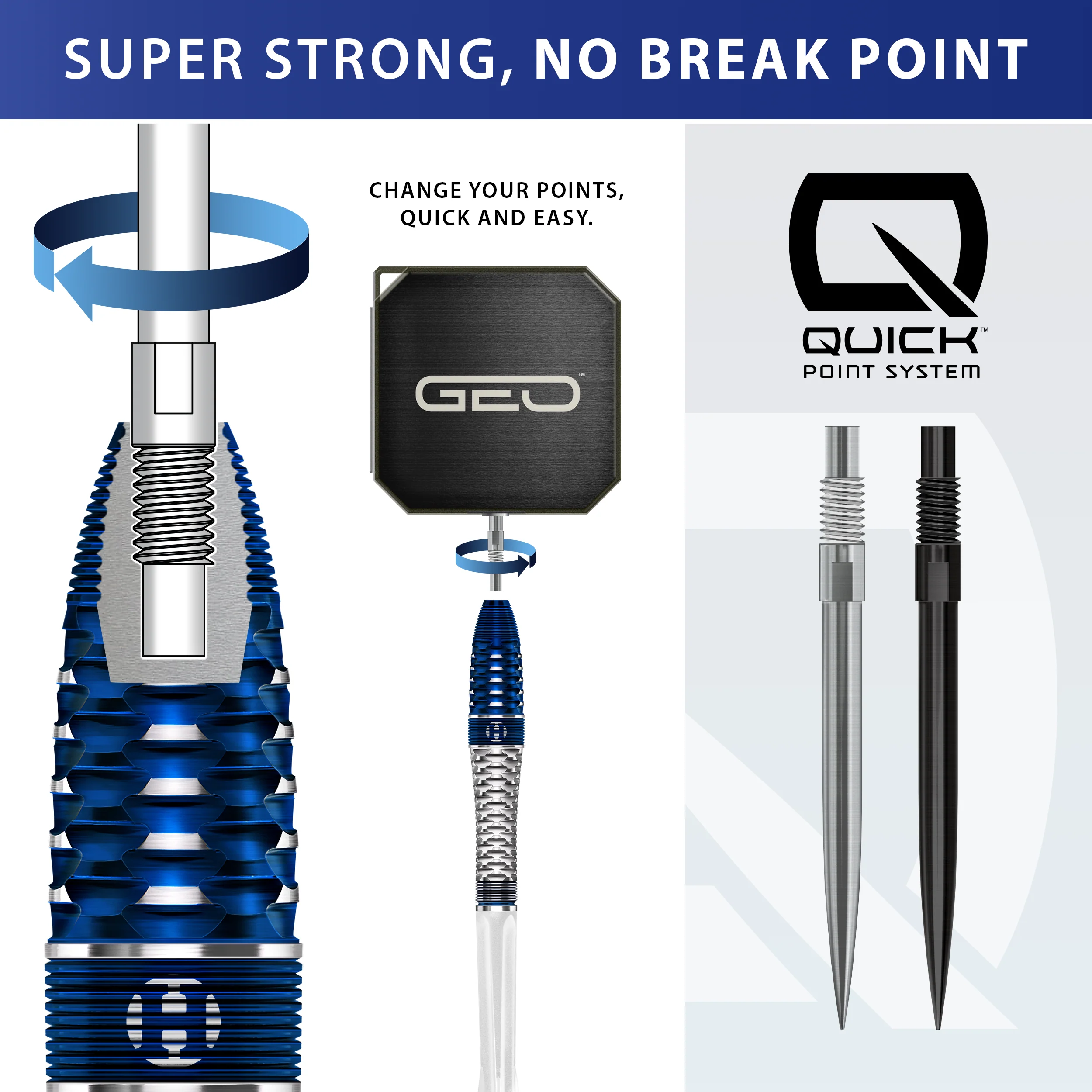 Geo 03 90% Quick Point Darts
