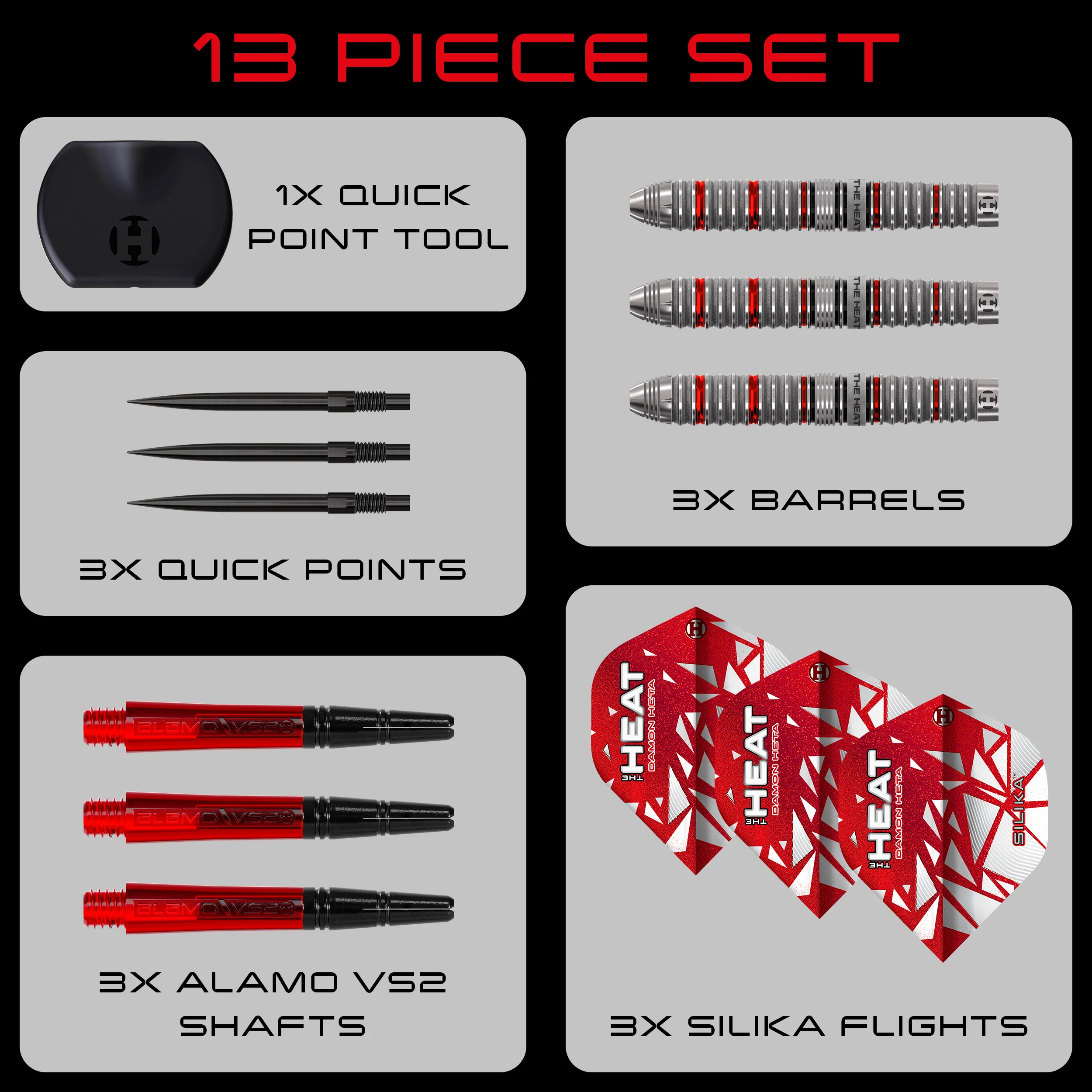 Damon Heta 90% Series 4 Quick Point Darts