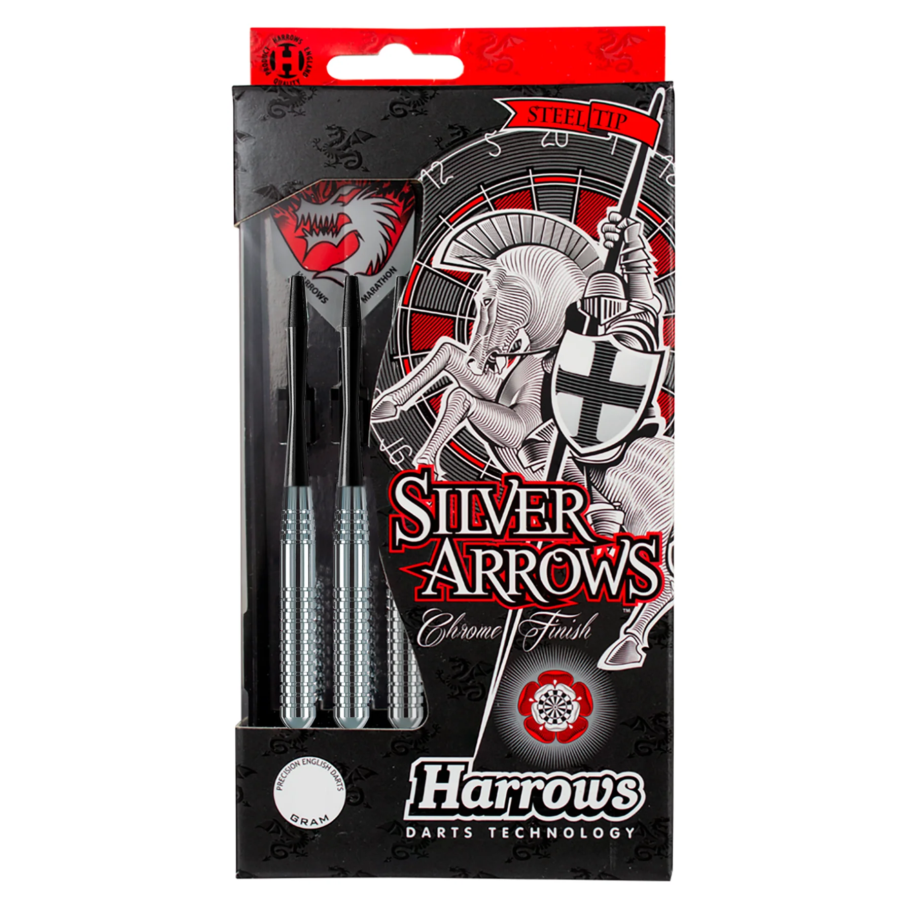 Silver Arrows - Ringed Steel Tip Darts