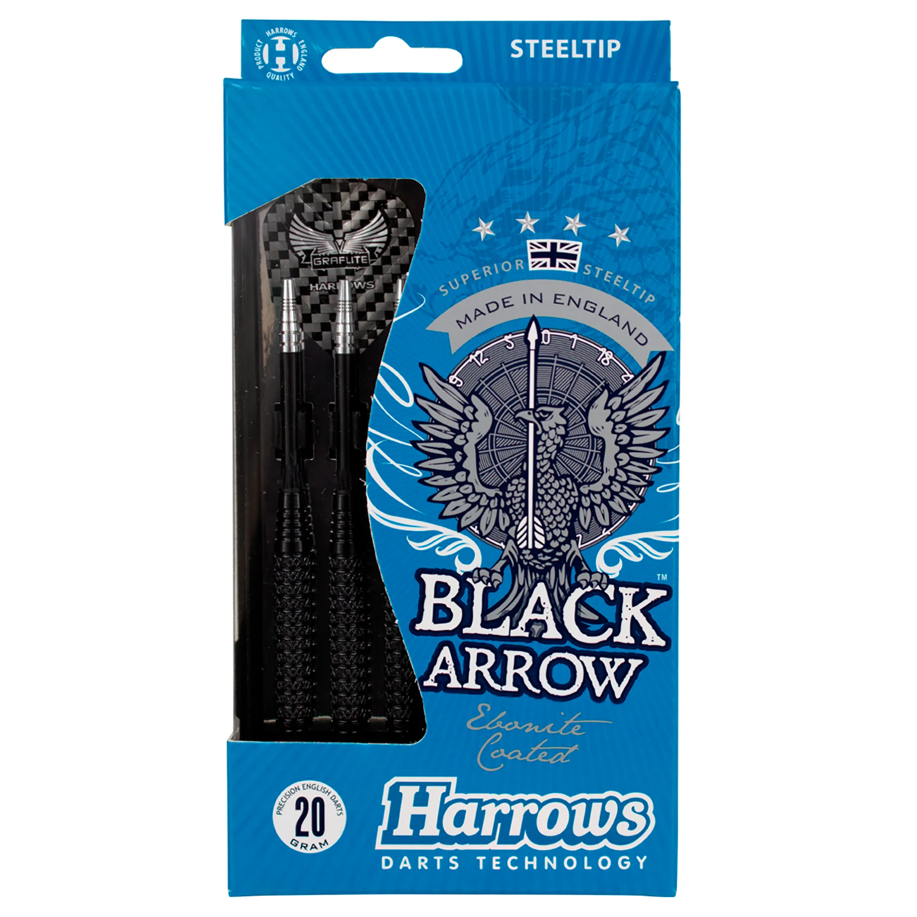 Black Arrow 23gK Steel Tip Darts