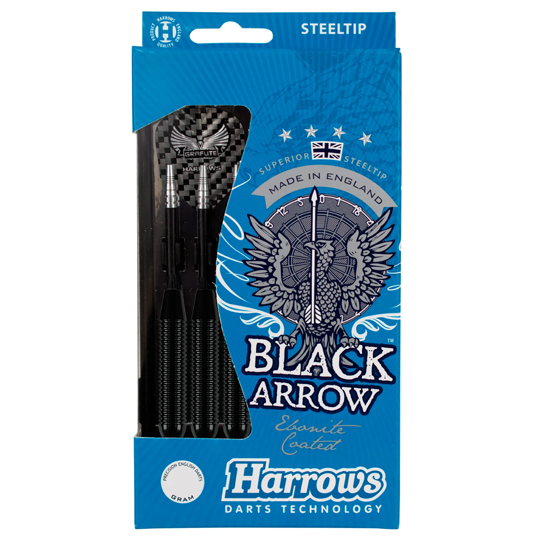 Black Arrow 22gR Steel Tip Darts