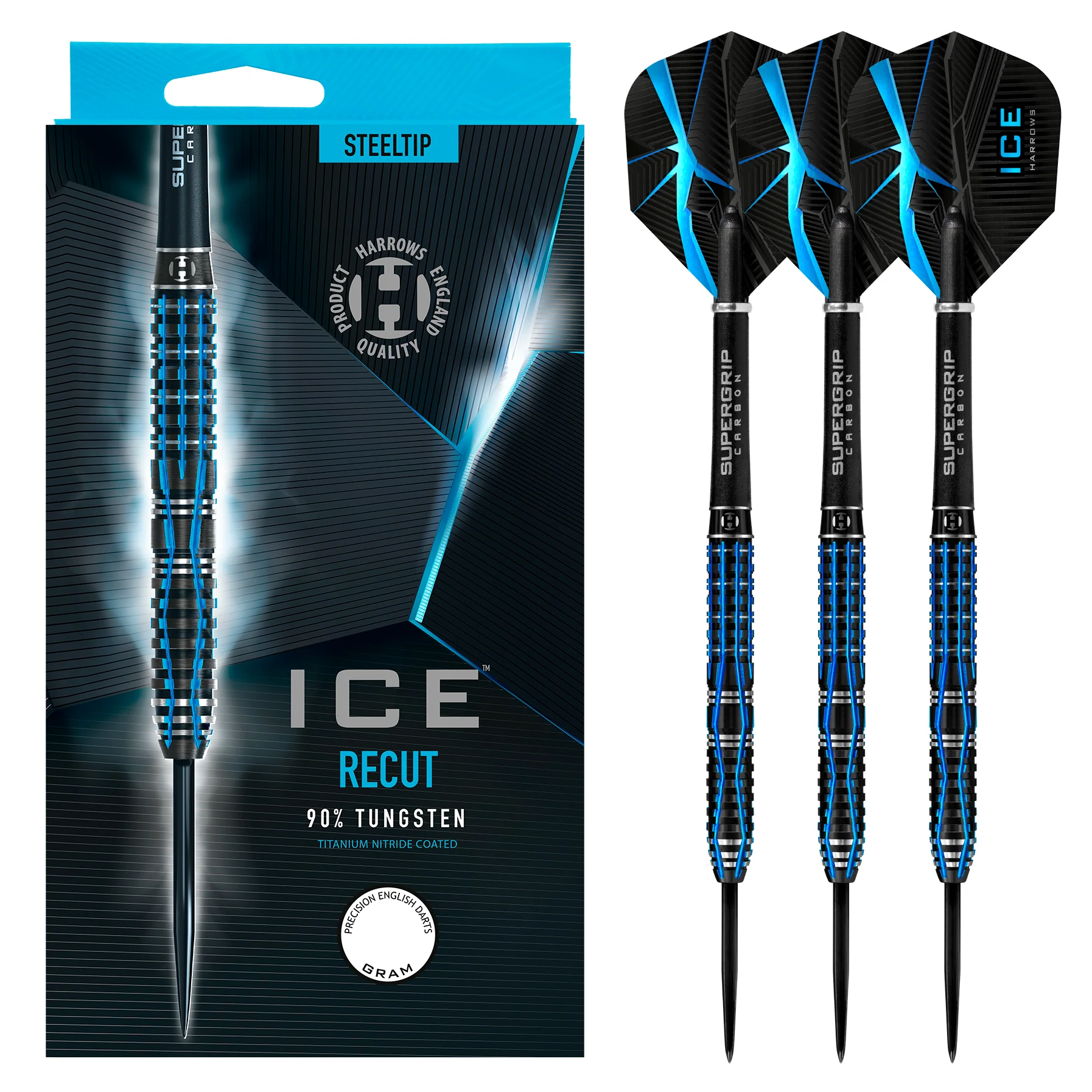ICE - Recut 90% Steel Tip Darts