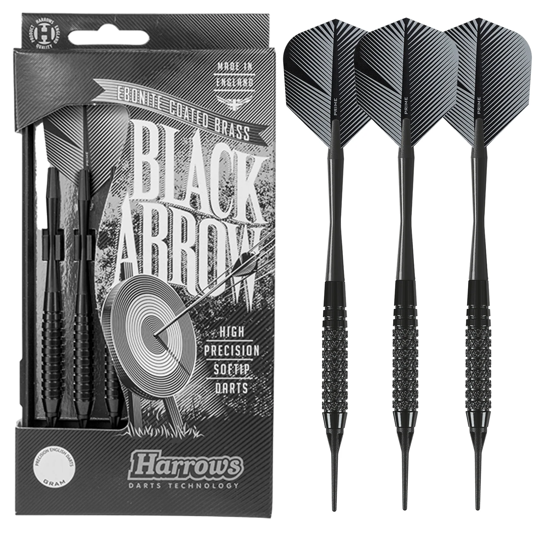 Black Arrow - Knurled Soft Tip Darts