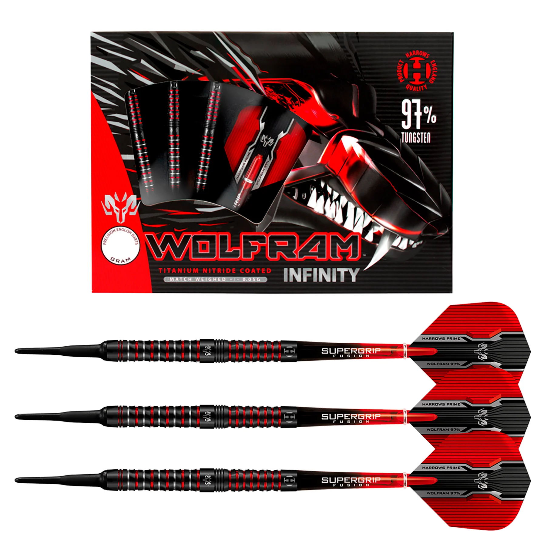 Wolfram Infinity 97% Soft Tip Darts