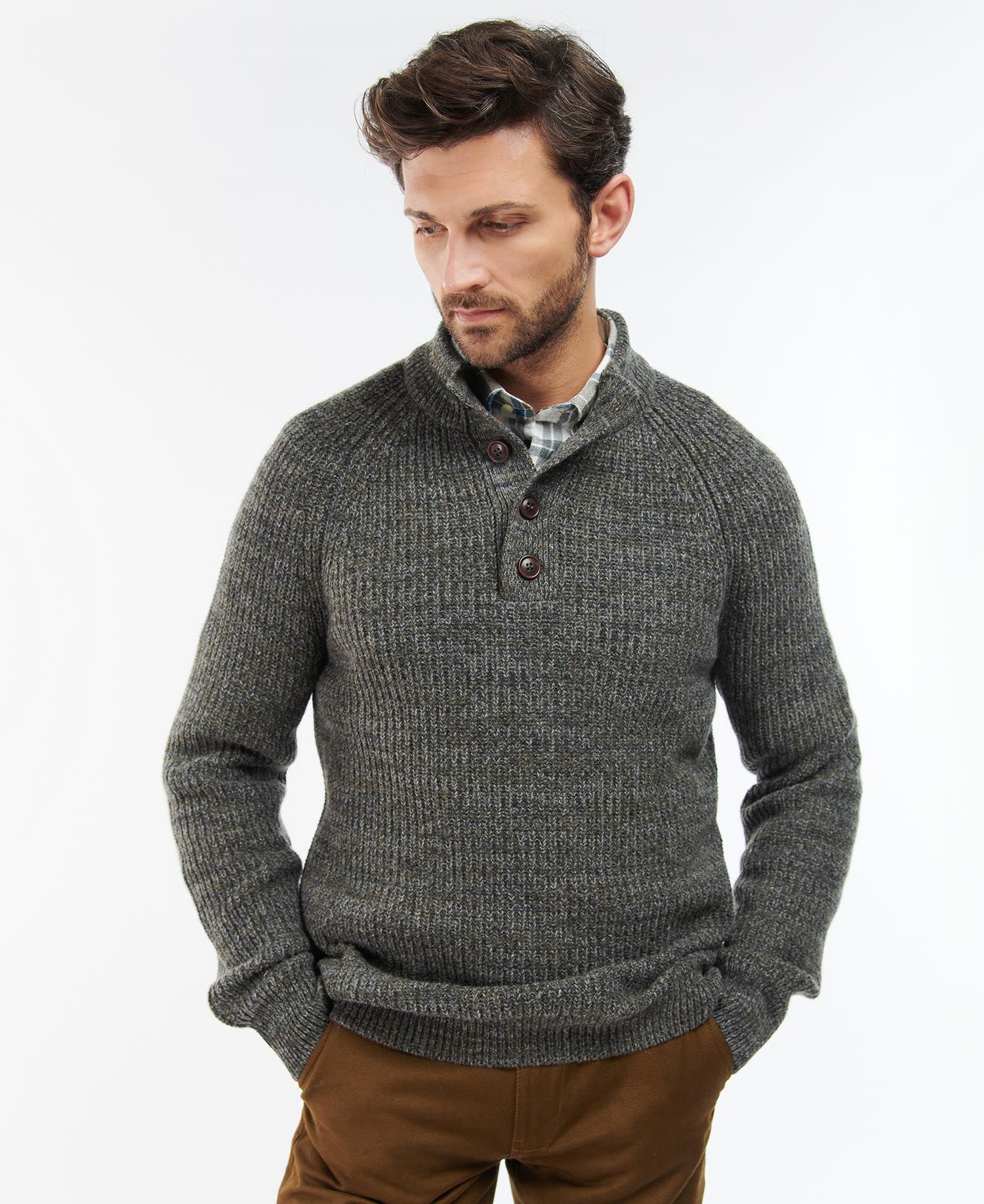 Barbour Horseford Half Button Jumper