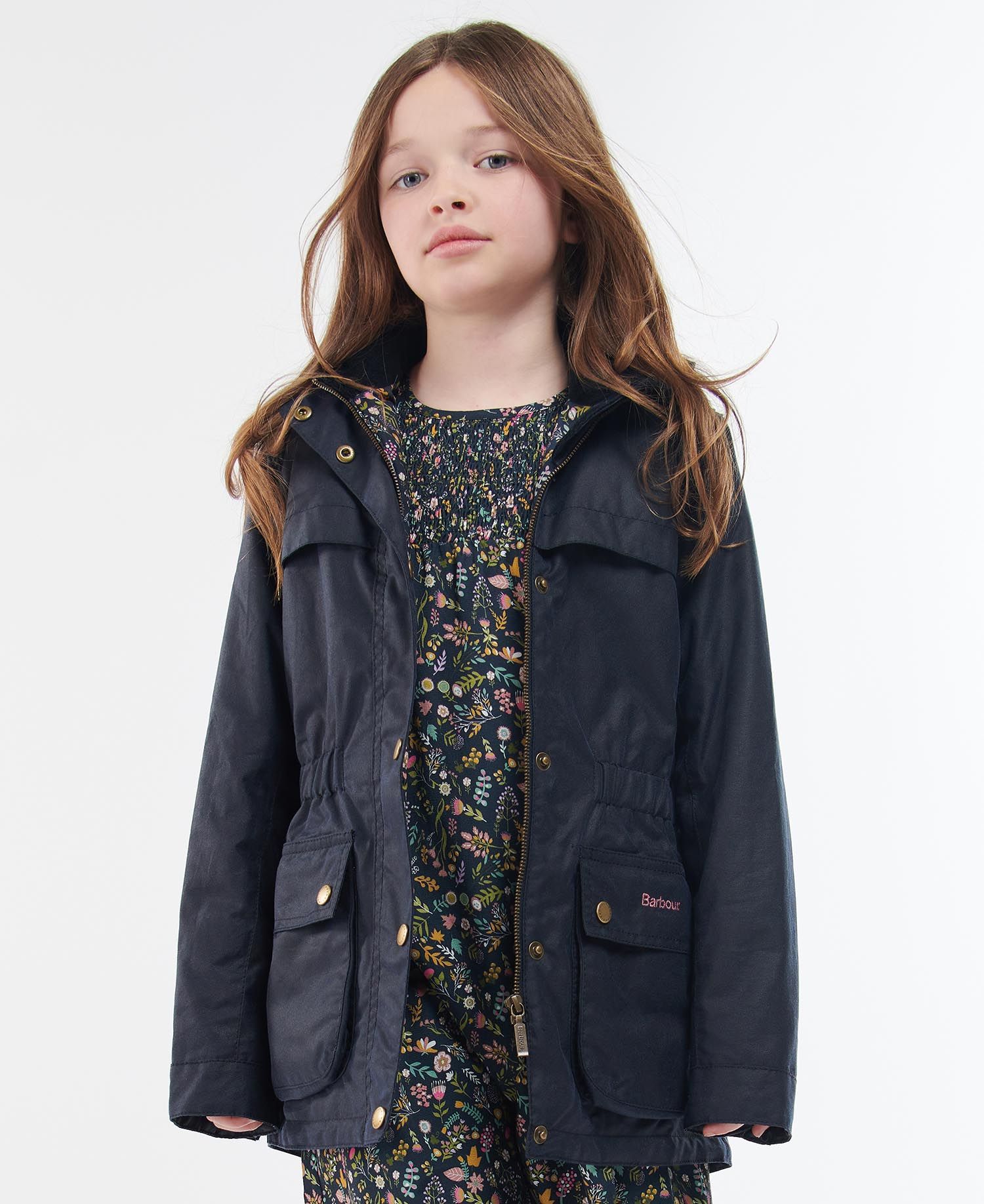 Barbour Girls Cassley Wax Jacket