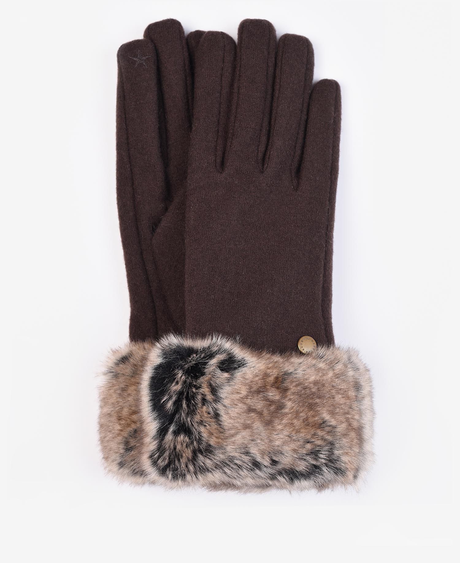 Barbour Burford Faux-Fur Gloves