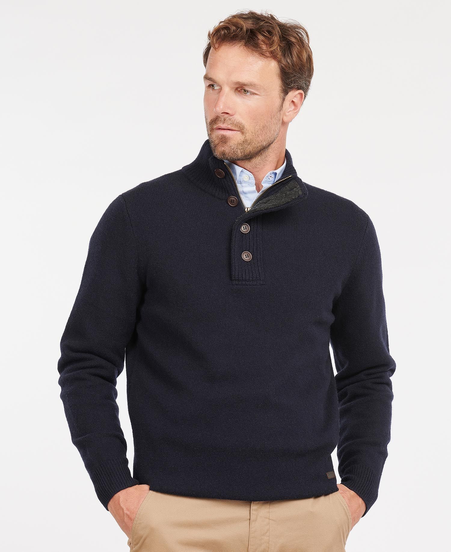 Barbour Patch Half Zip Sweater