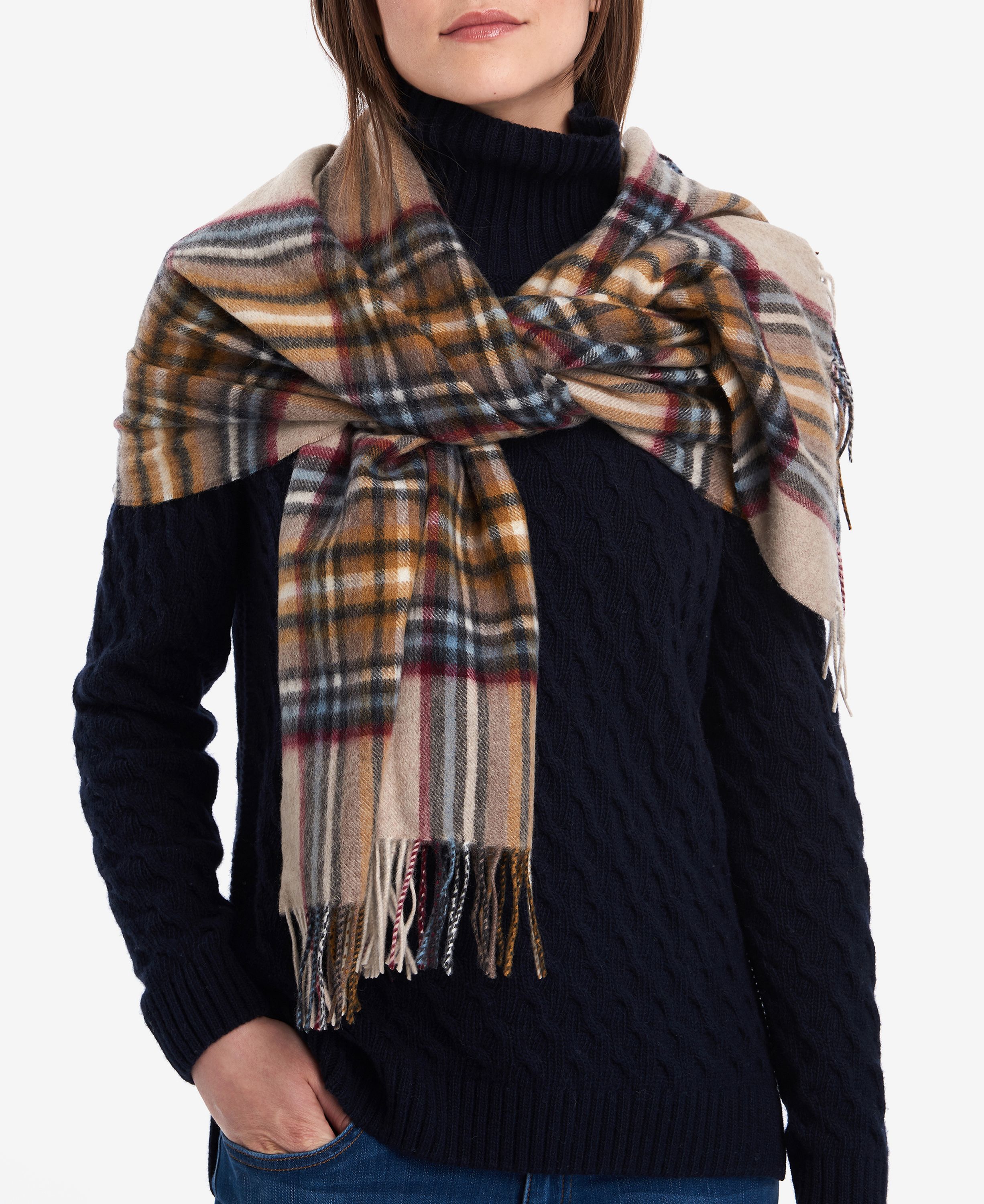 Barbour Lonnen Check Scarf