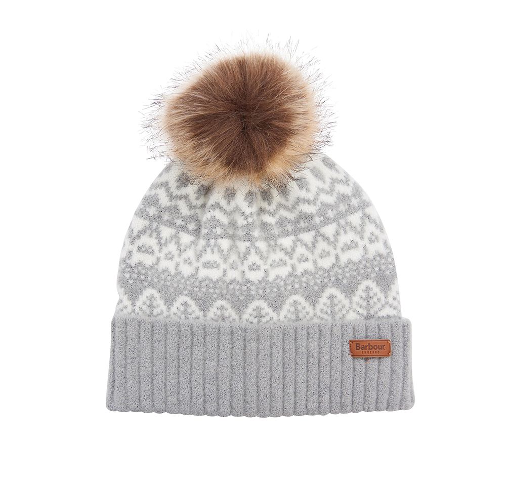 Barbour Alpine Fairisle Pom Beanie