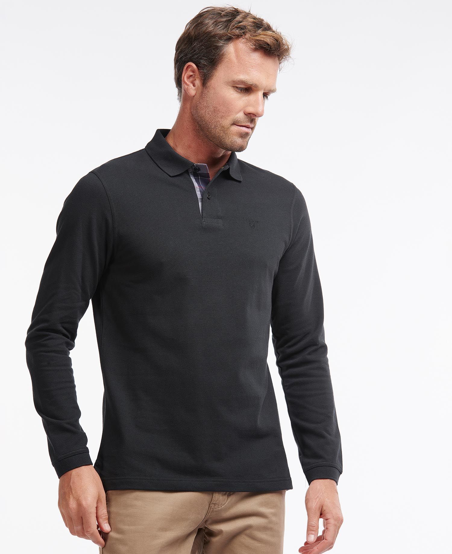 Barbour Long-Sleeved Sports Polo