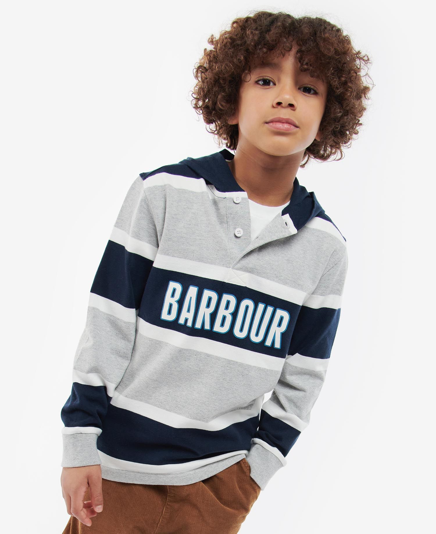 Barbour Boys Greyson Hooded Rugby