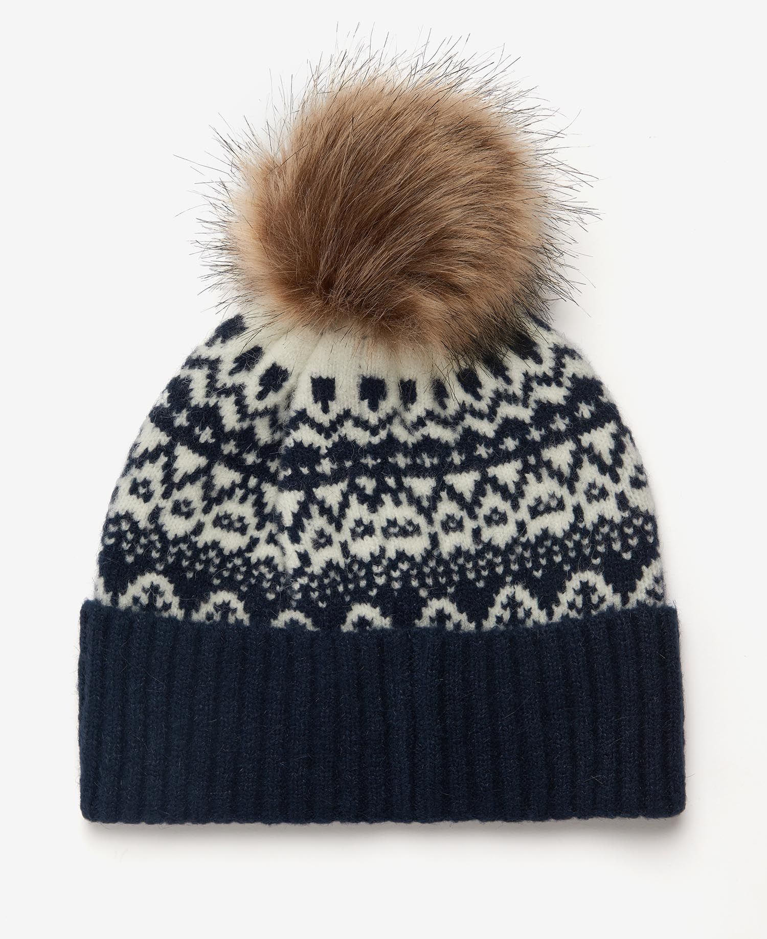 Barbour Alpine Fair Isle Pom Beanie