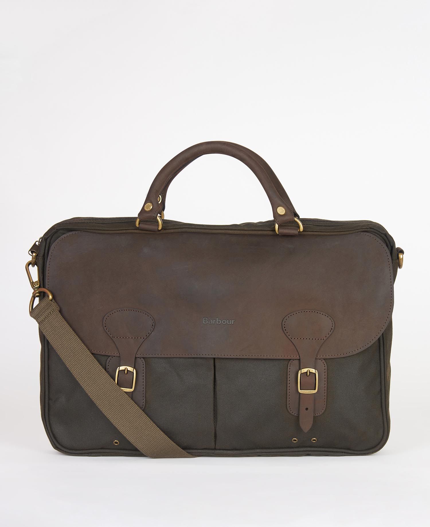 Barbour Wax Leather Briefcase