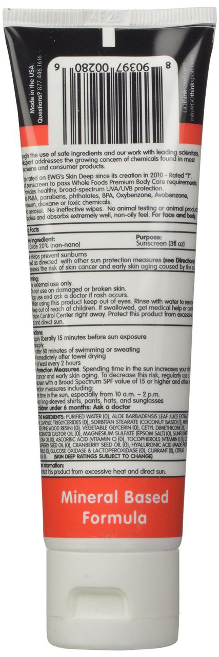 Thinksport SPF 50+ Sunscreen 89ml