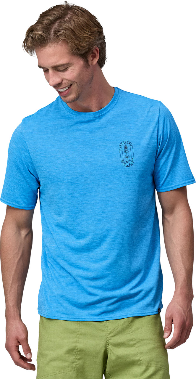 Patagonia T-shirt Cap Cool Daily à graphique - Lands - Men's