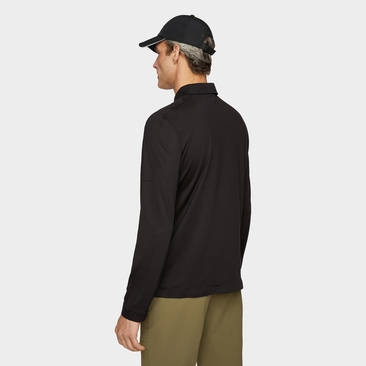 Tilley Merino LS Zip Polo - Men's