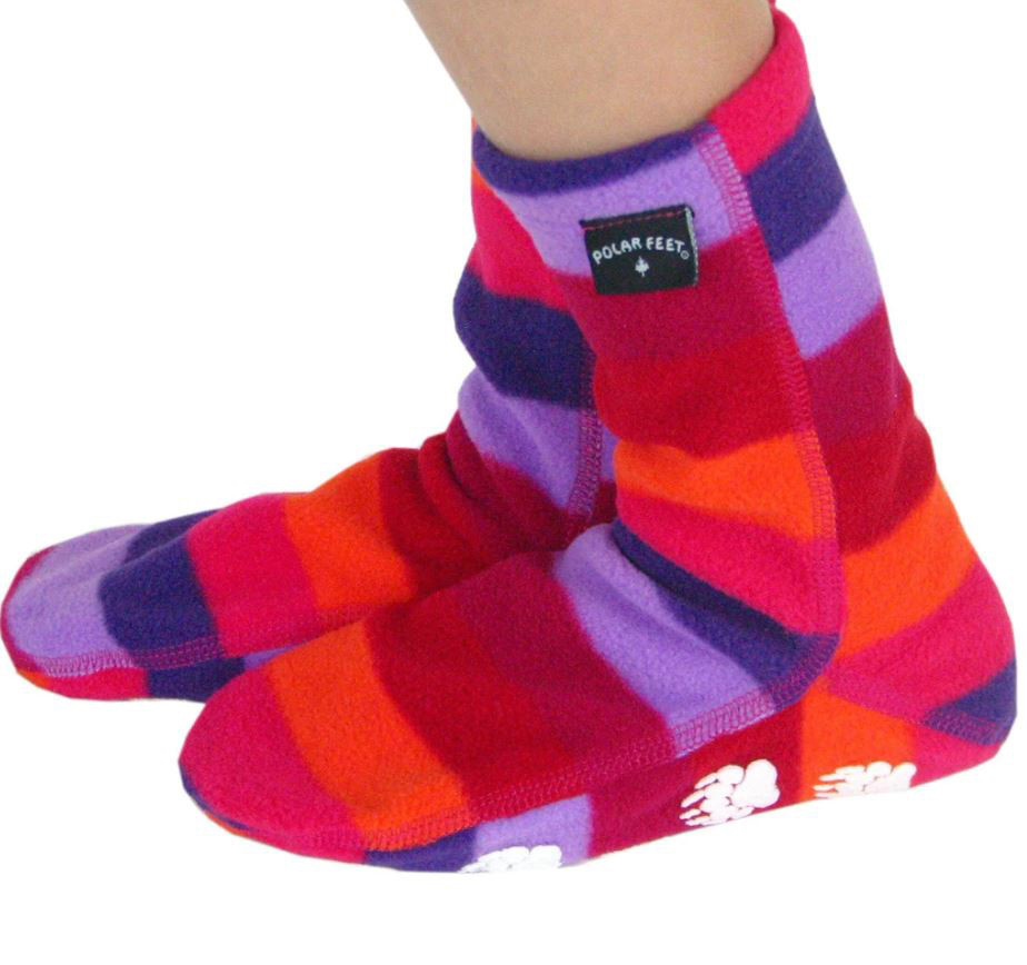 Polar Feet Non Skid Fleece Socks - Youths