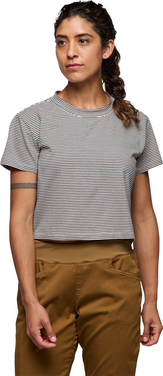 Black Diamond BD Stripe Crop Tee - Women's