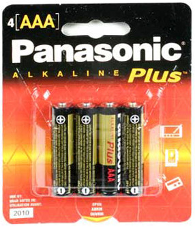 Panasonic AAA Batteries (4 Pack)