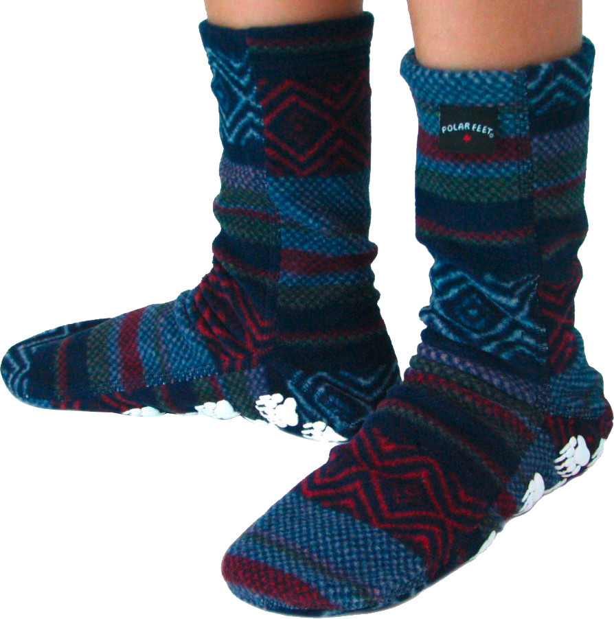 Polar Feet Non Skid Fleece Socks - Youths