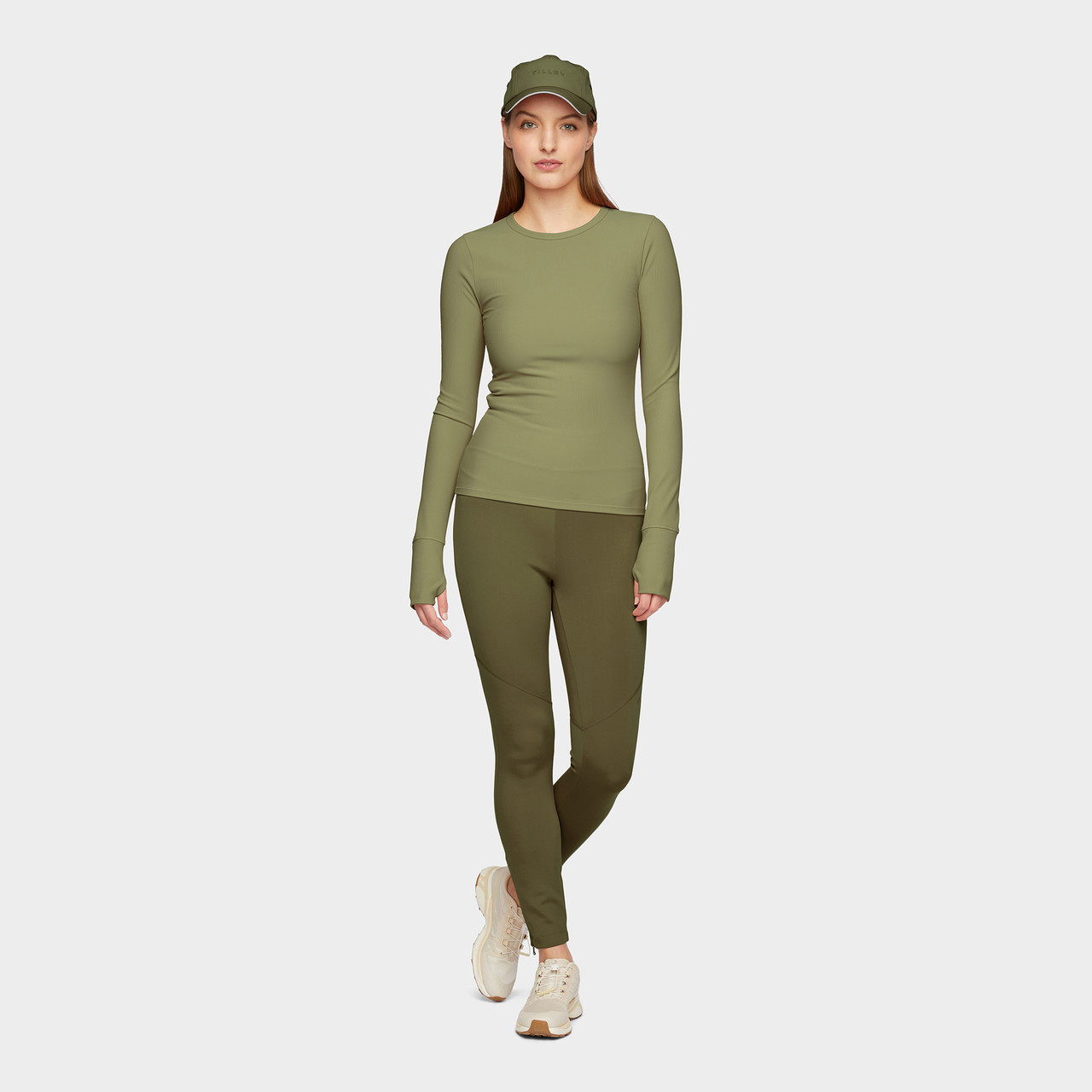 Tilley Fitted Rib Crewneck Long Sleeve Top - Women's