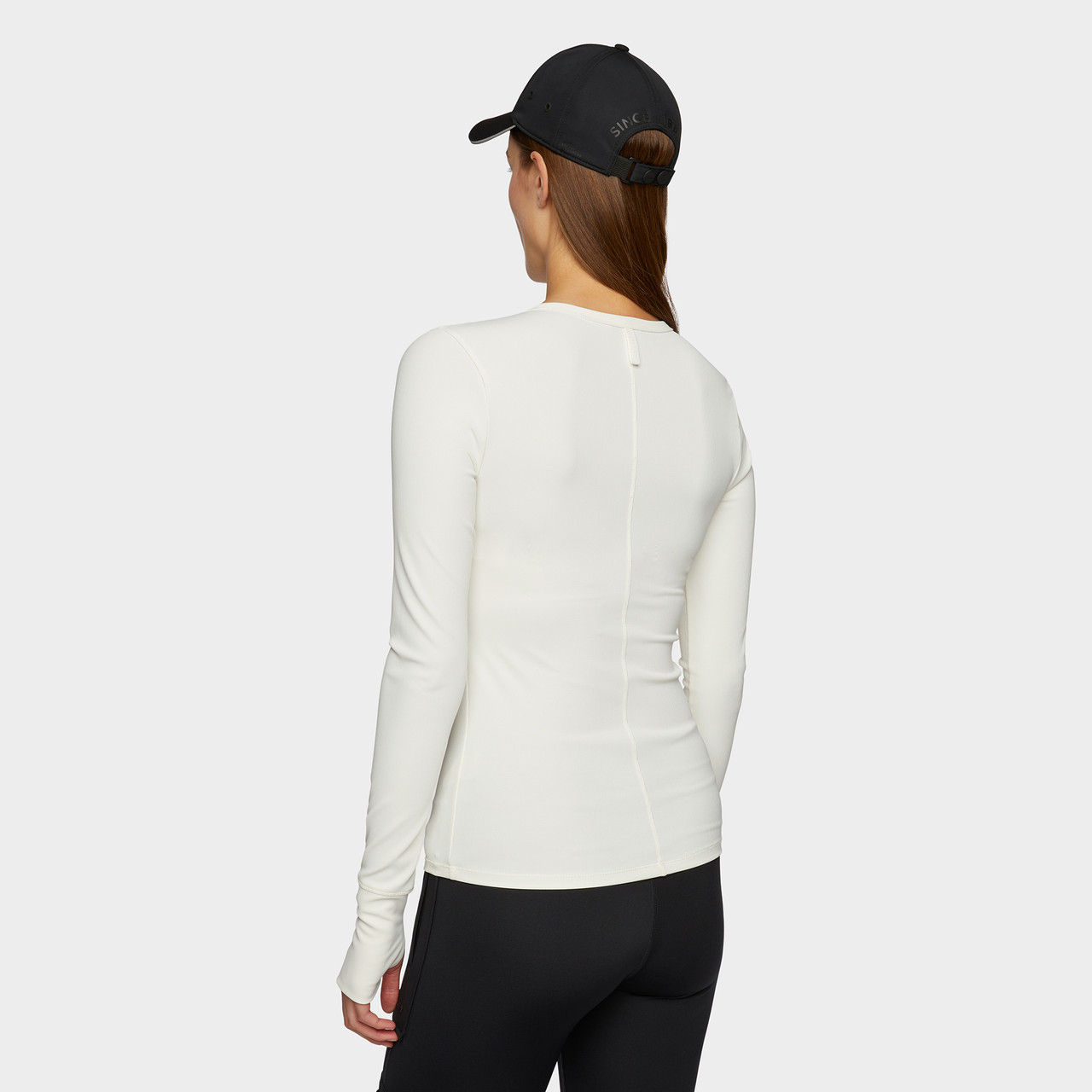Tilley Fitted Rib Crewneck Long Sleeve Top - Women's