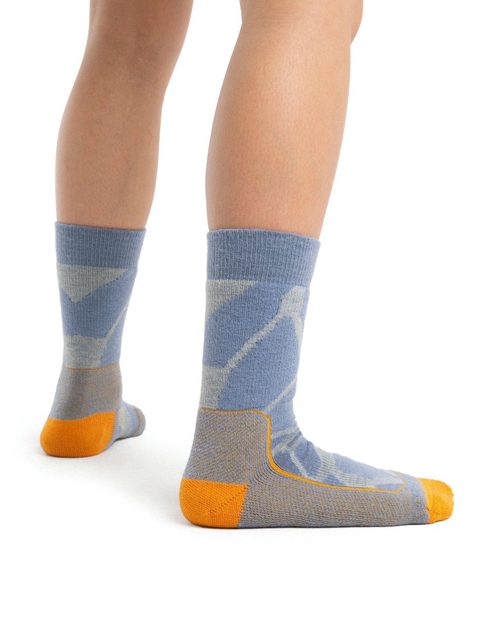 icebreaker Hike+ Fractured Landscapes Medium Crew Socks - Women's