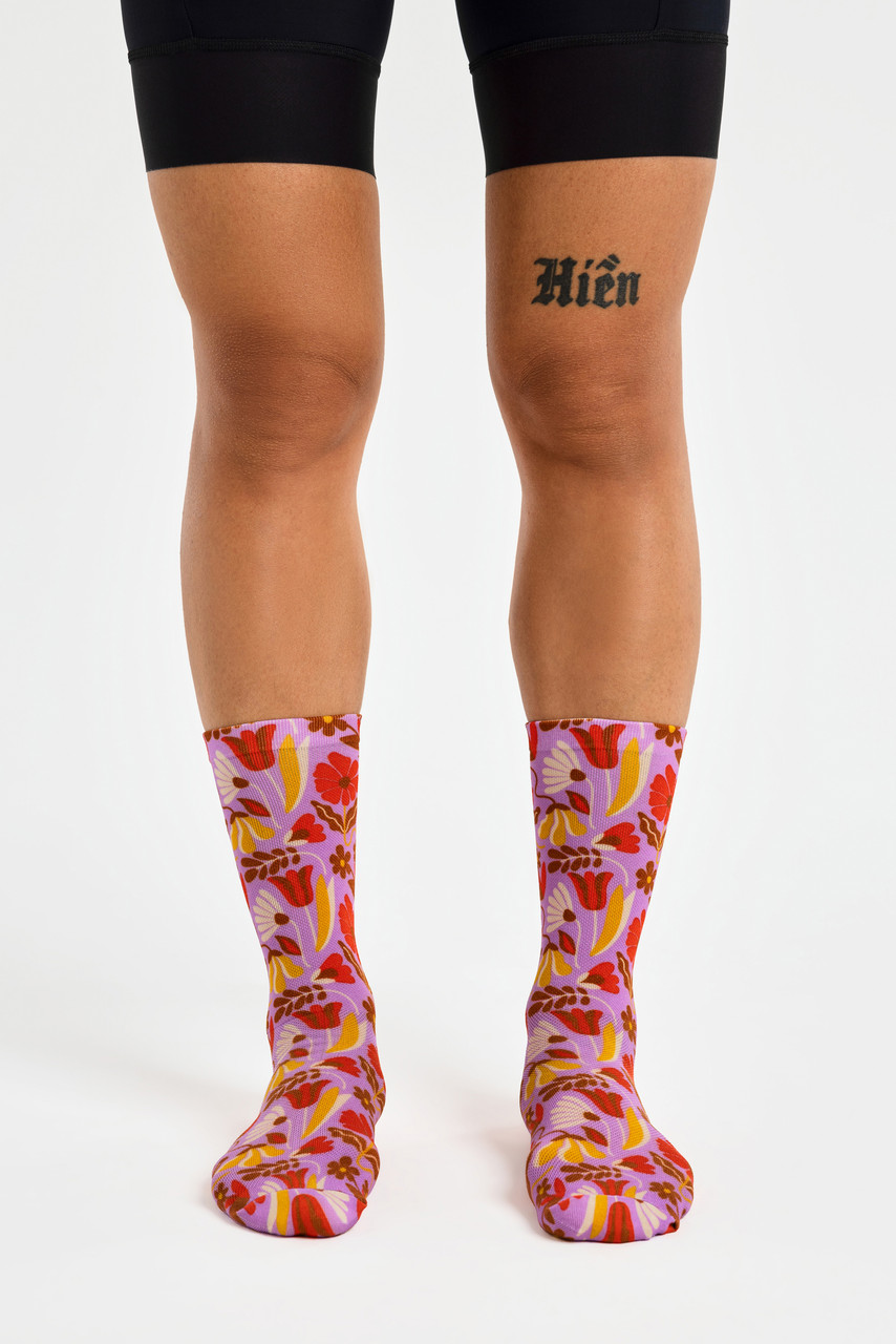 Peppermint Printed Socks - Women's