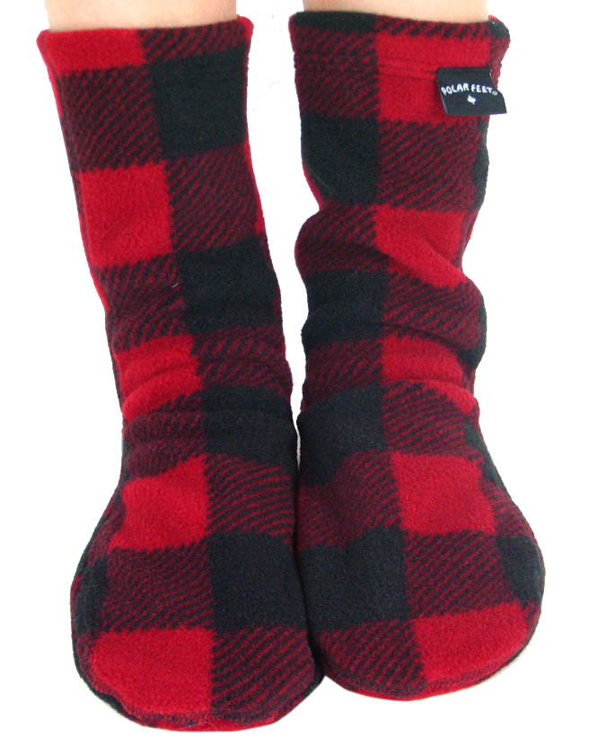 Polar Feet Non Skid Fleece Socks - Youths