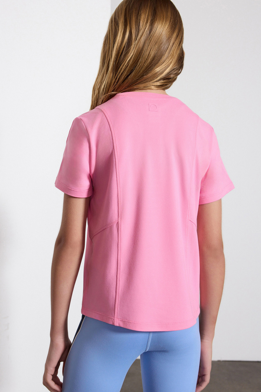 MPG Revel Crew Neck Fitted Tech Tee - Girls' - Youths