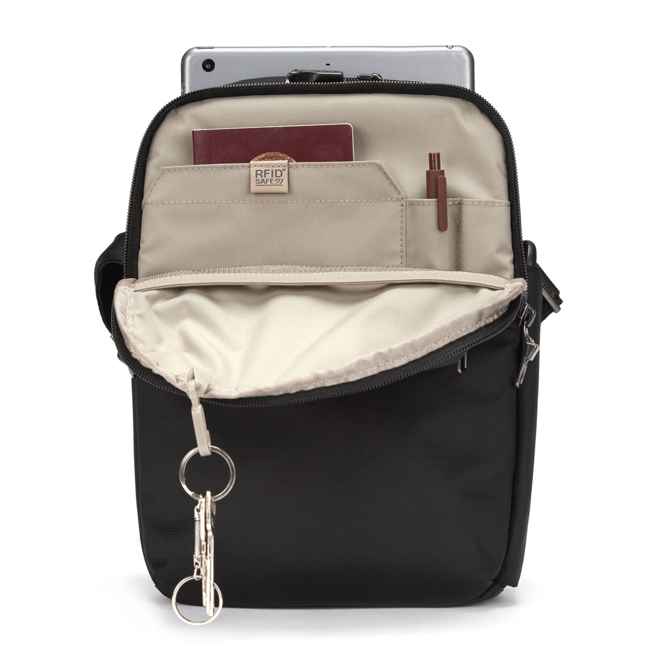 Pacsafe X Vertical Crossbody Bag - Unisex