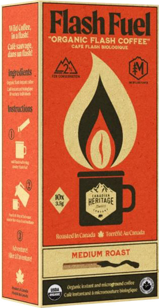 Canadian Heritage Roasting Co. Flash Fuel Organic Instant Coffee