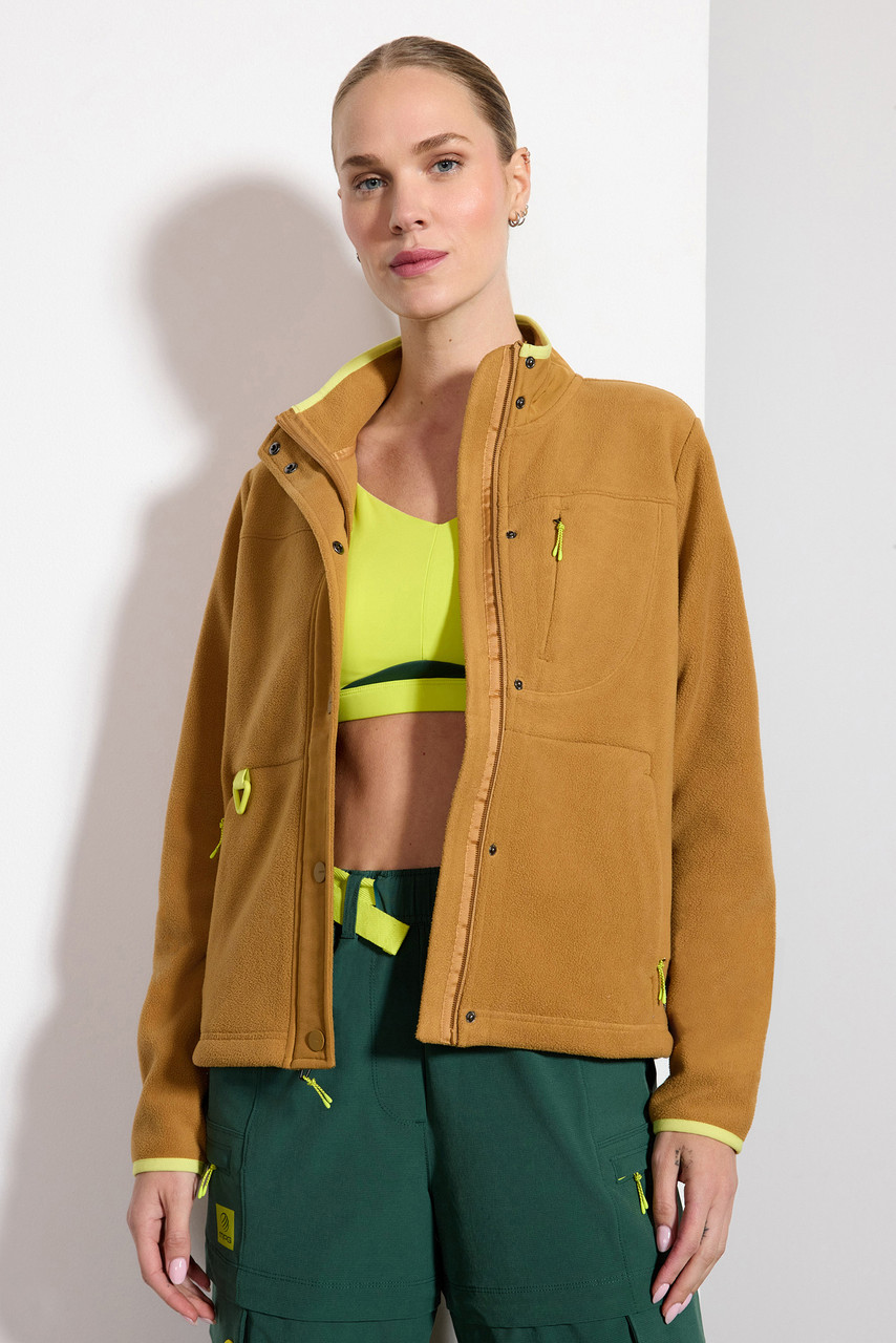 MPG Mixed Media Fleece Jacket with Carabiner - Women's