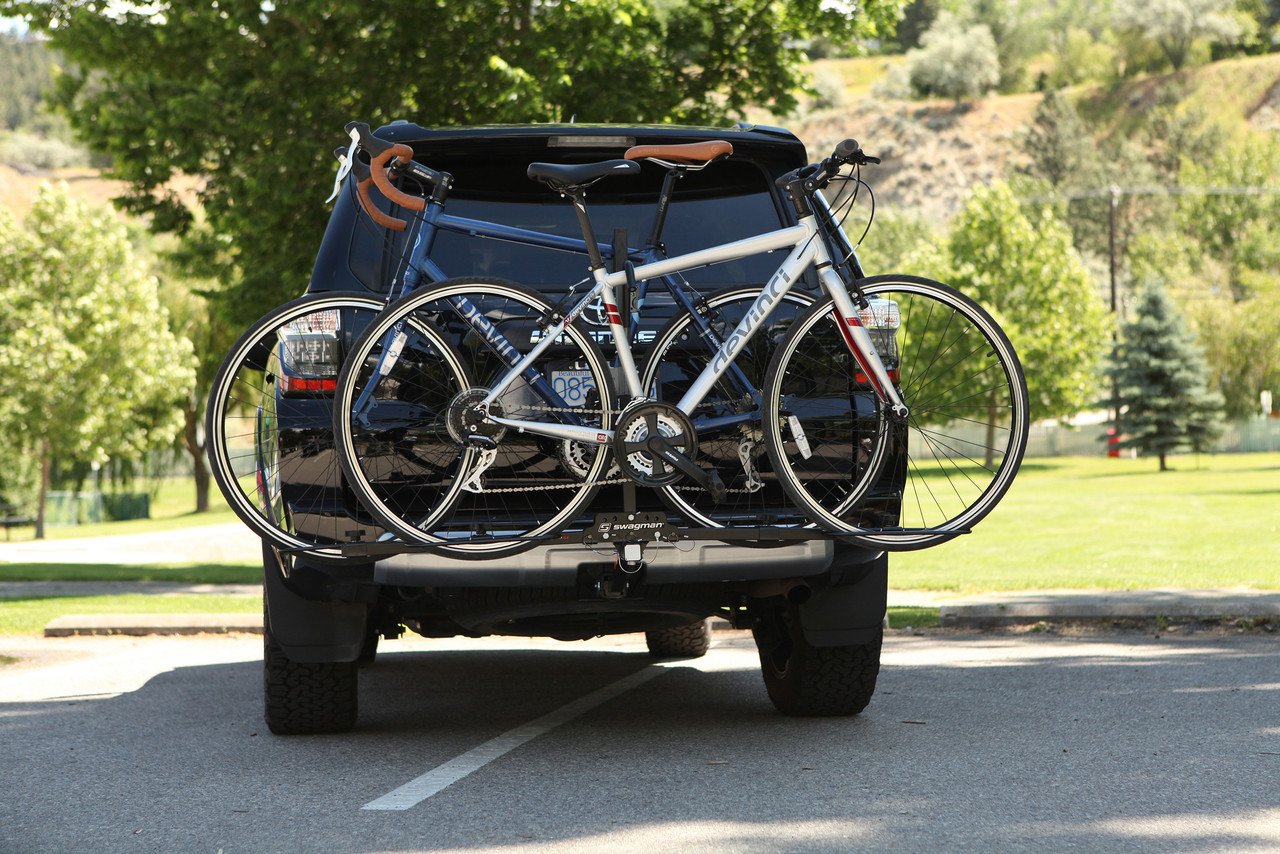 Swagman XC 2-Bike Folding Dual Receiver Hitch Rack