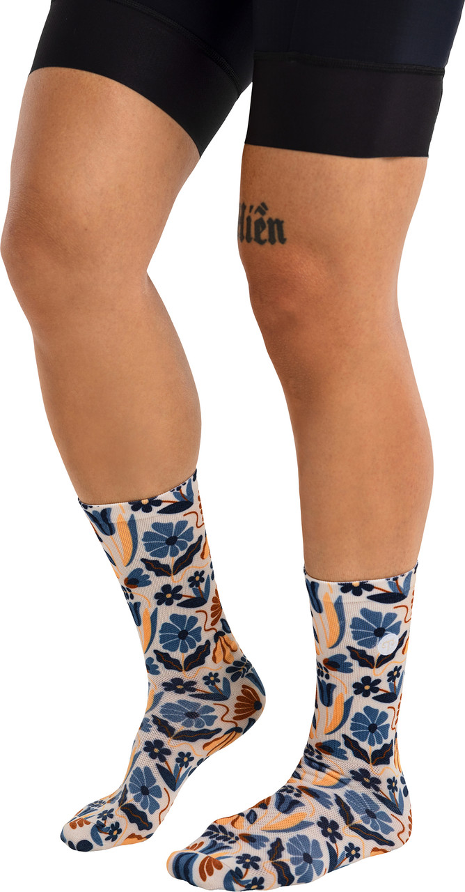 Peppermint Printed Socks - Women's