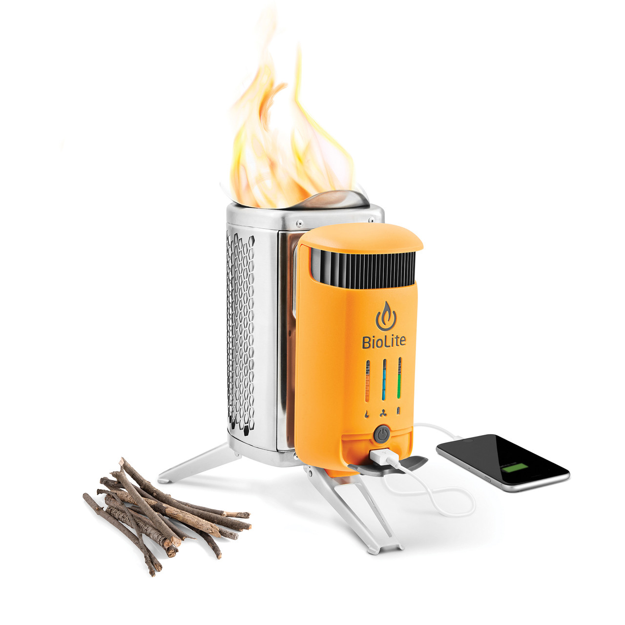 BioLite CampStove 2+ Electricity Generating Wood Camp Stove
