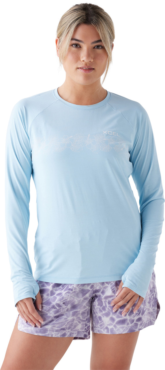 Xcel Heather Ventx Monstera Long Sleeve Top - Women's