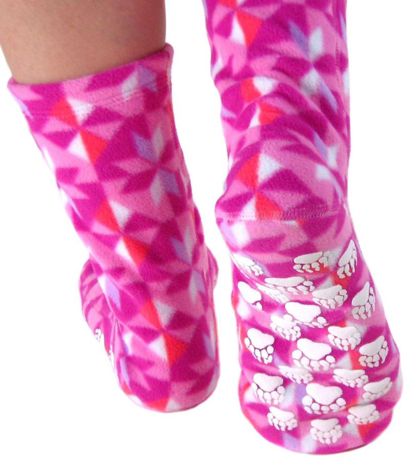 Polar Feet Non Skid Fleece Socks - Youths