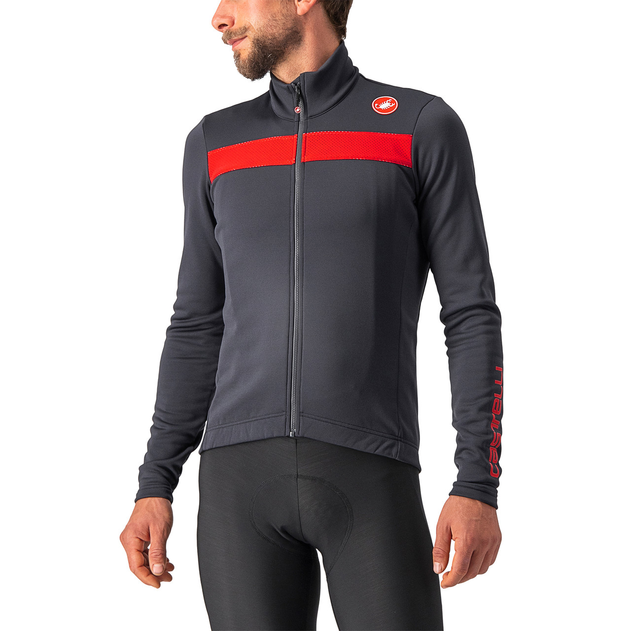 Castelli Puro 3 Long Sleeve Full-Zip Jersey - Men's