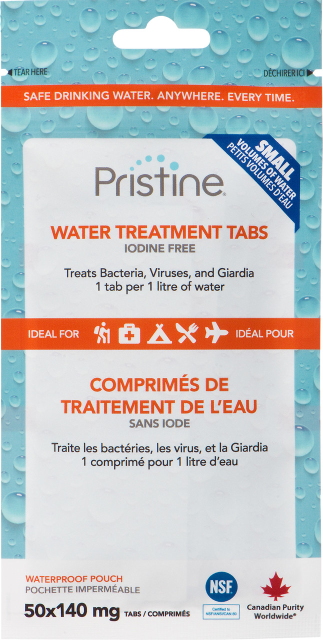 Pristine Water Purification Tabs 8.5mg