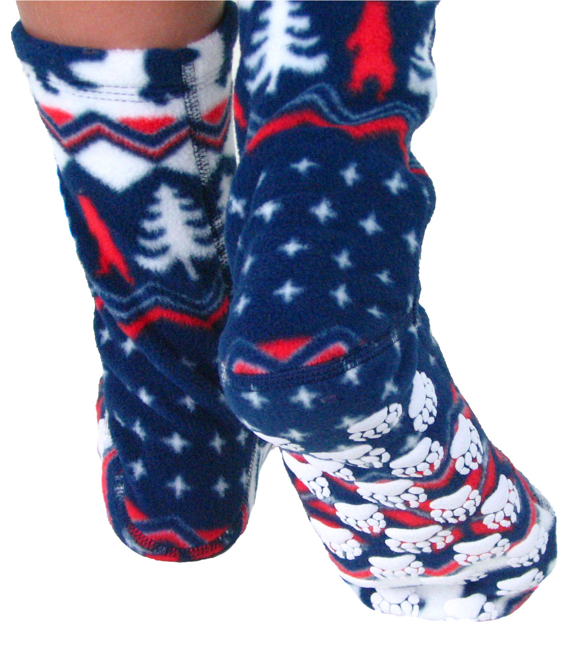 Polar Feet Non Skid Fleece Socks - Youths