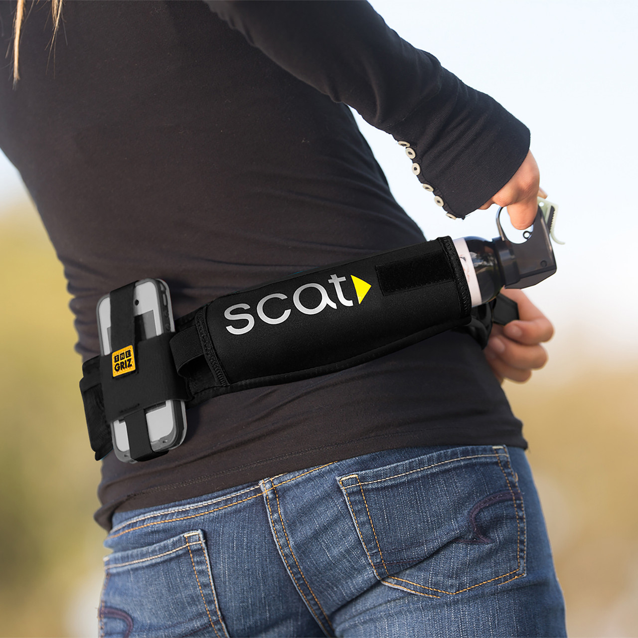 Scat Griz Bear Spray Running Belt