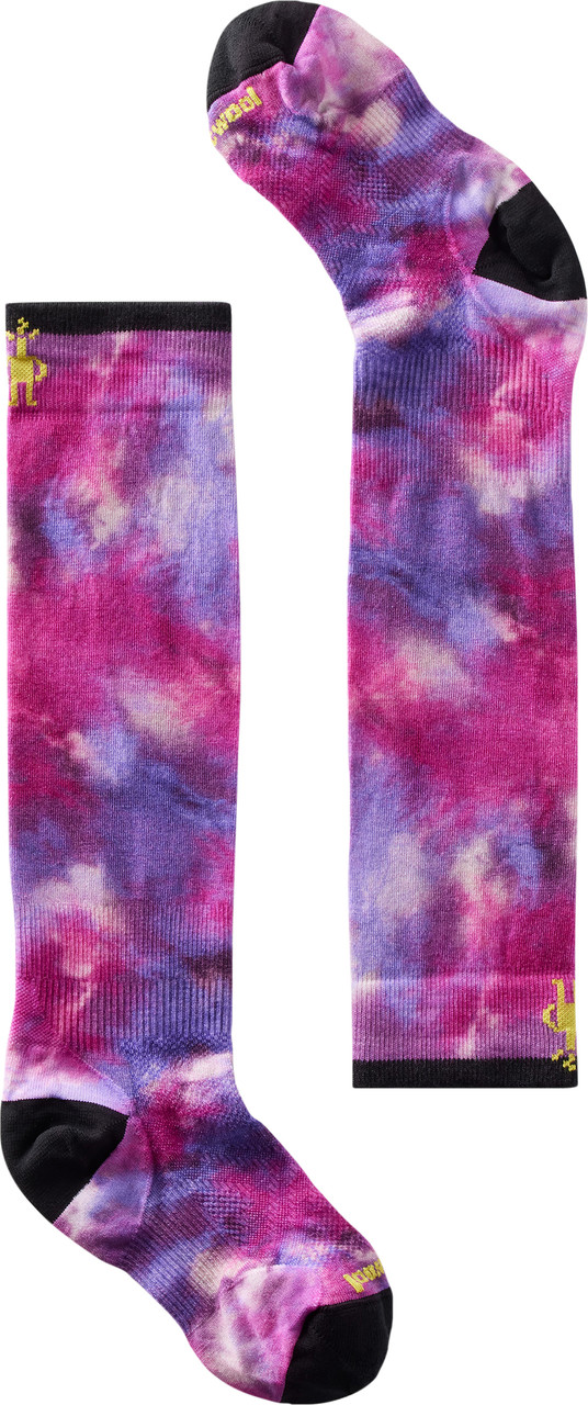 Smartwool Ski Zero Cushion Tie Dye Print OTC Socks - Youths